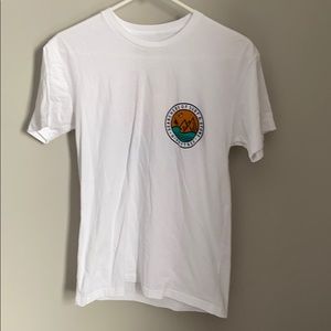 hippy tree white tee shirt